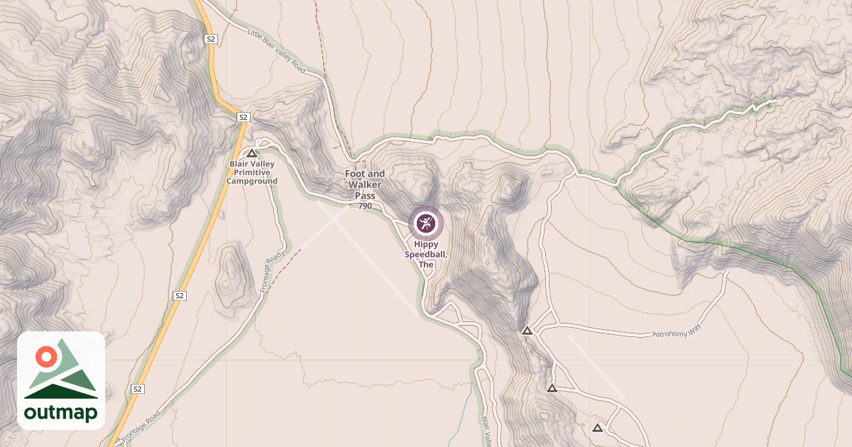 Map of Hippy Speedball, The