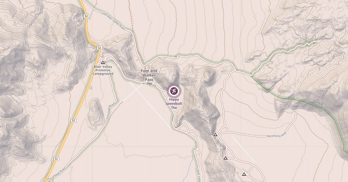 Map preview of Hippy Speedball, The