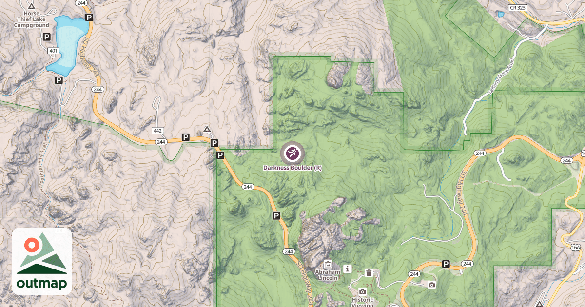 Map of Darkness Boulder (R)