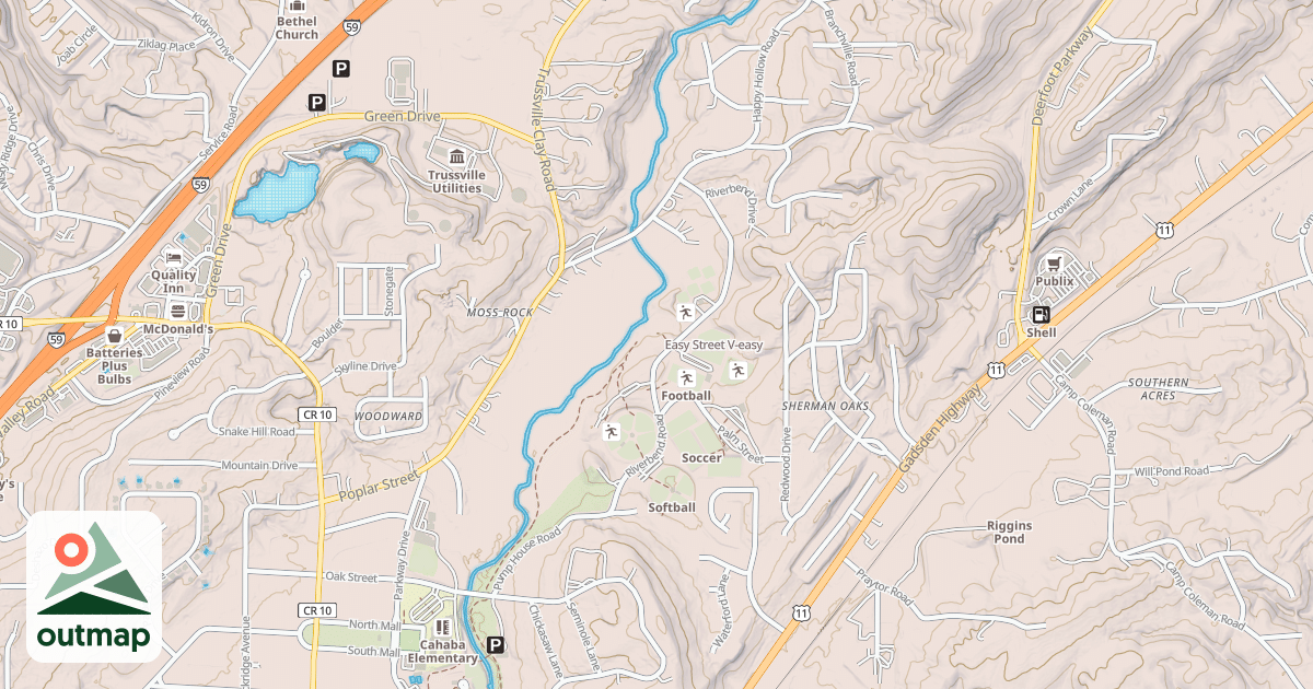Map of Easy Street