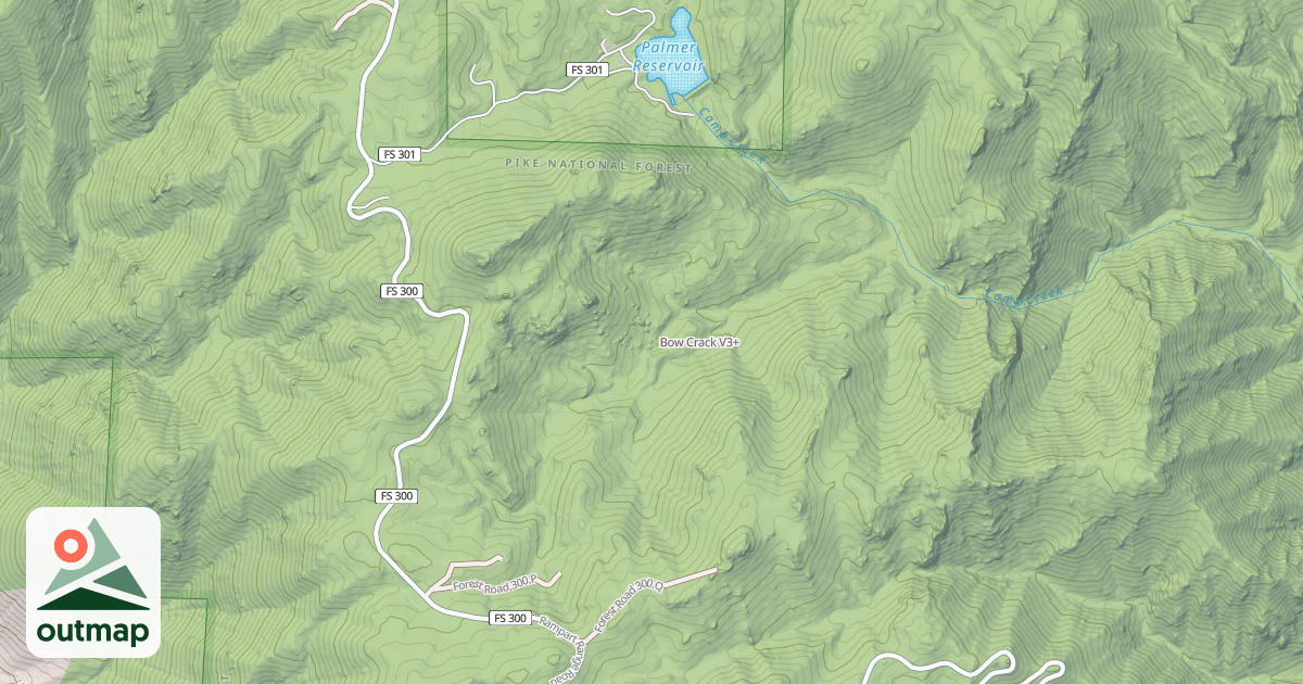 Map of Bow Crack
