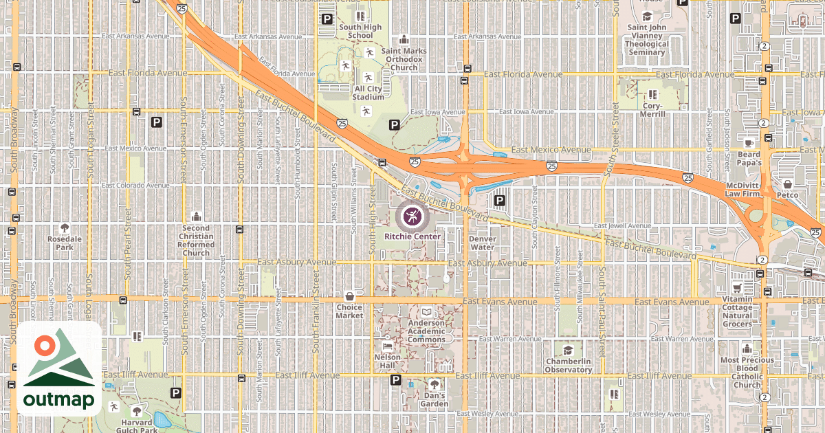 Map of Ritchie Center
