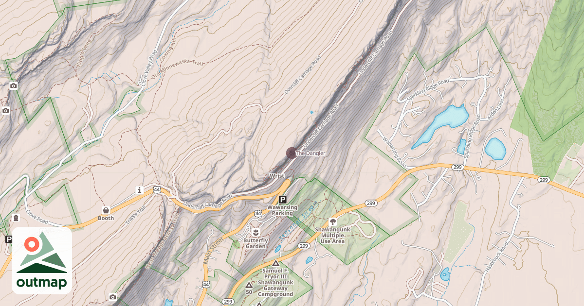 Map of The Dangler