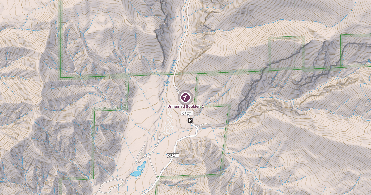 Map preview of Unnamed Boulder  2