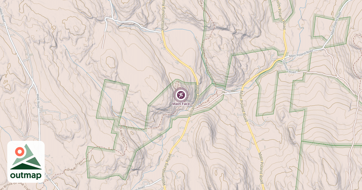 Map of Main Face