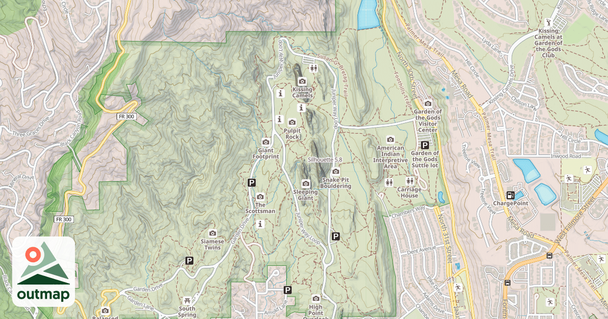 Map of Silhouette