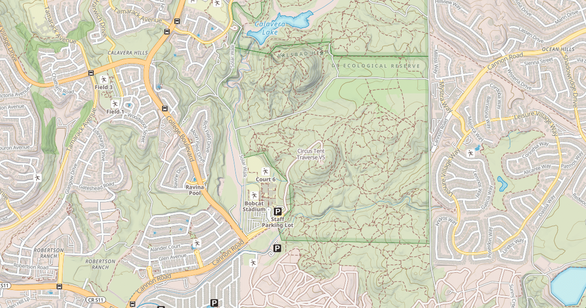 Map preview of Circus Tent Traverse