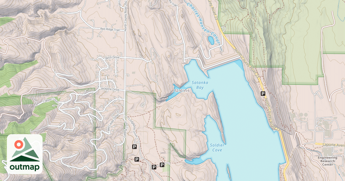 Map of 52-50