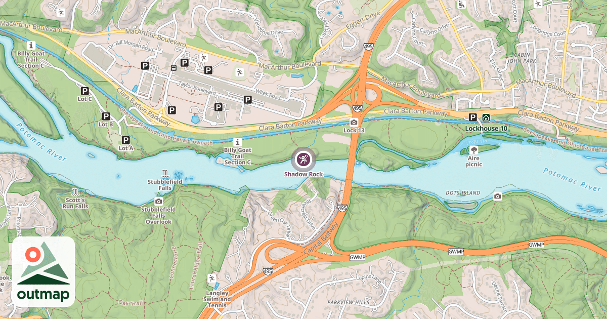 Map of Shadow Rock