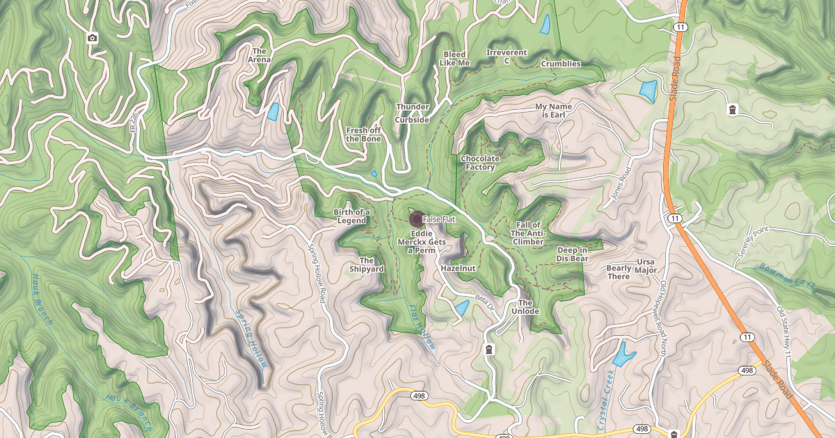 Map preview of False Flat