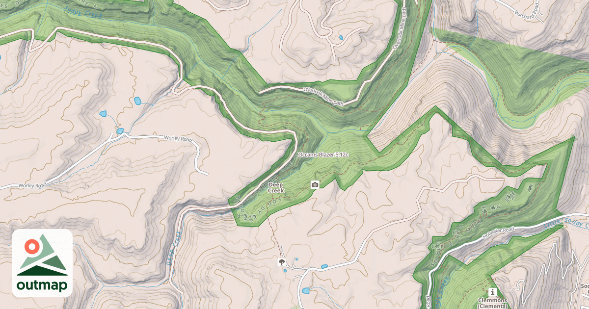 Map of Occams Blazer