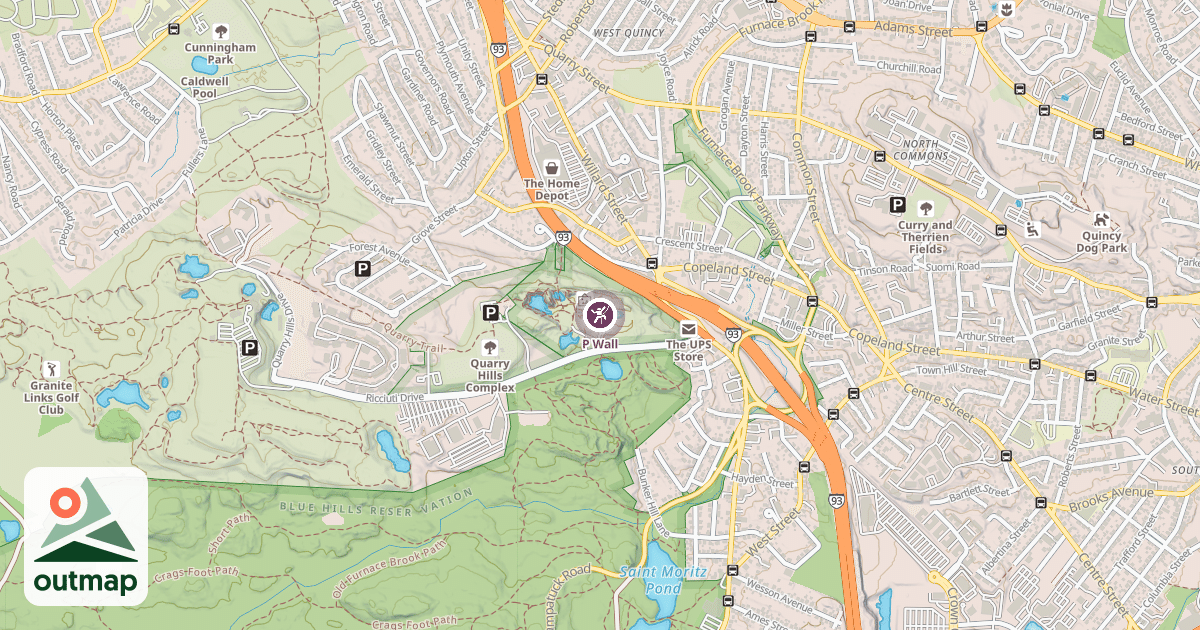 Map of P Wall