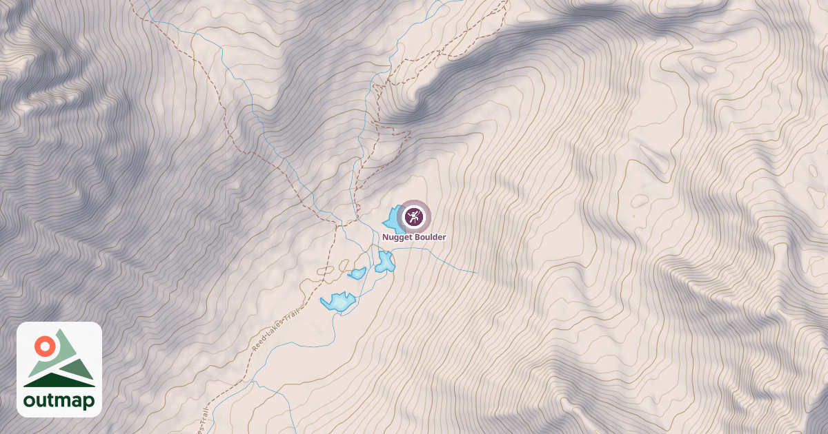 Map of Nugget Boulder