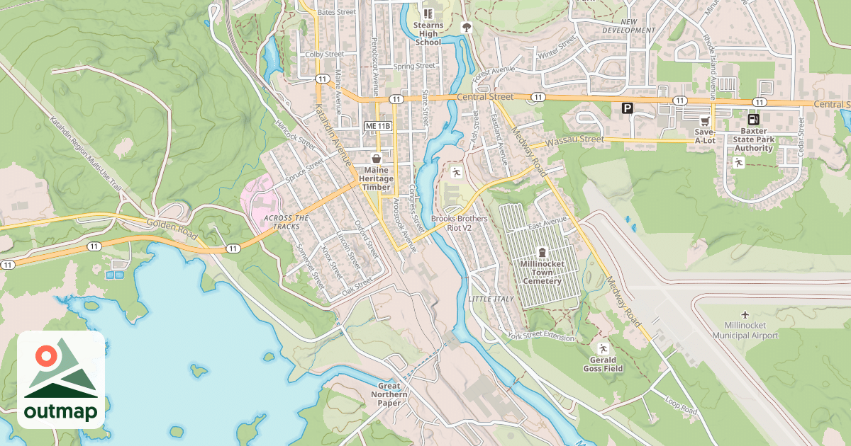 Map of Brooks Brothers Riot