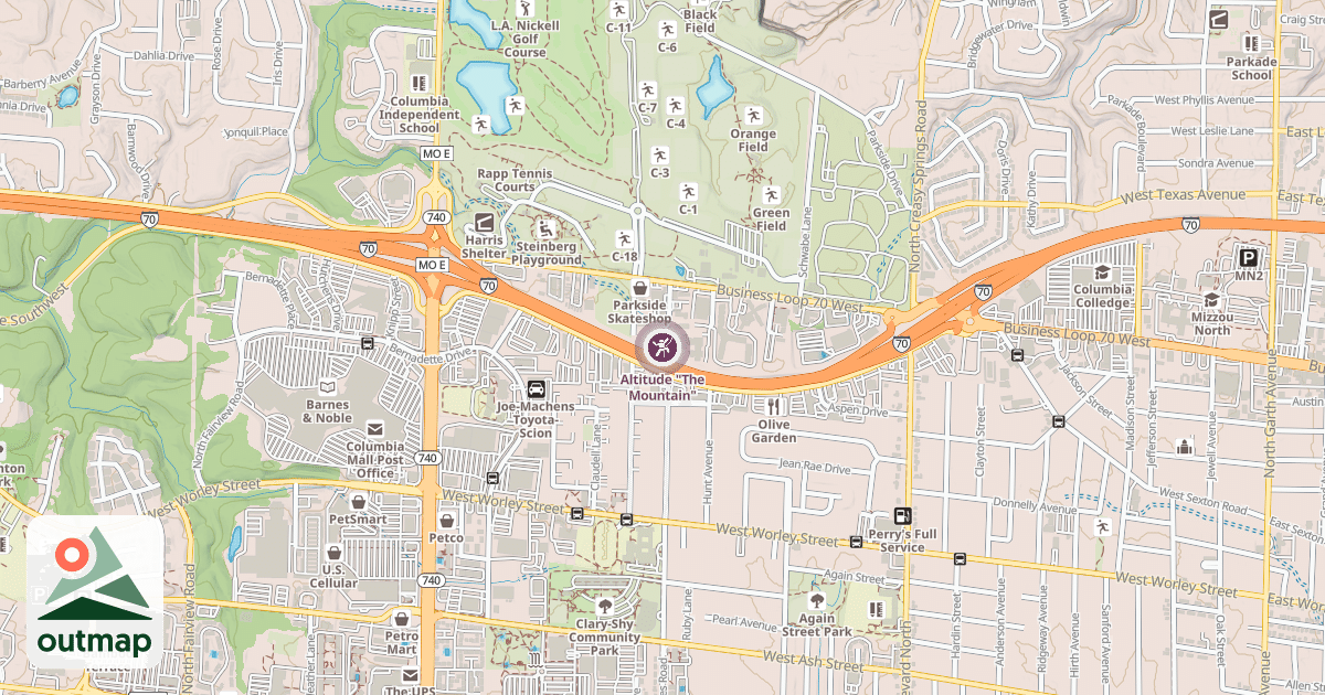 Map of Altitude "The Mountain"