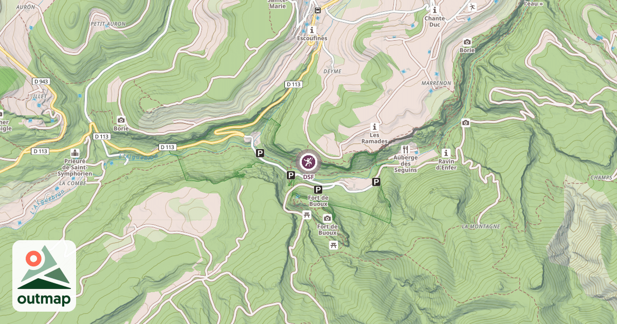 Map of DSF