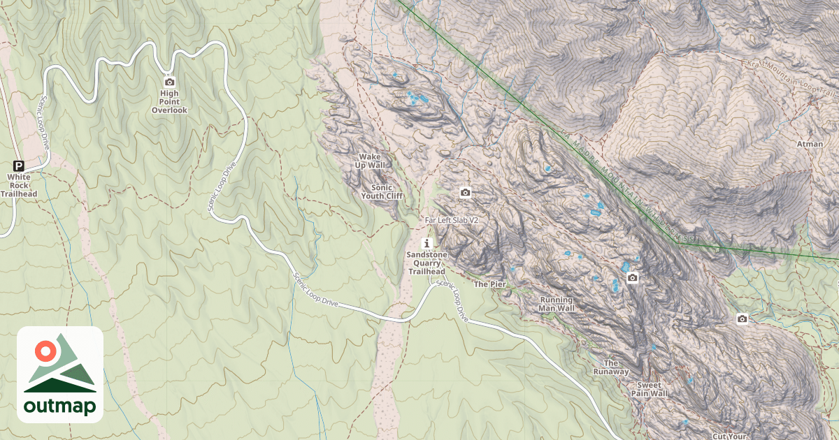 Map of Far Left Slab