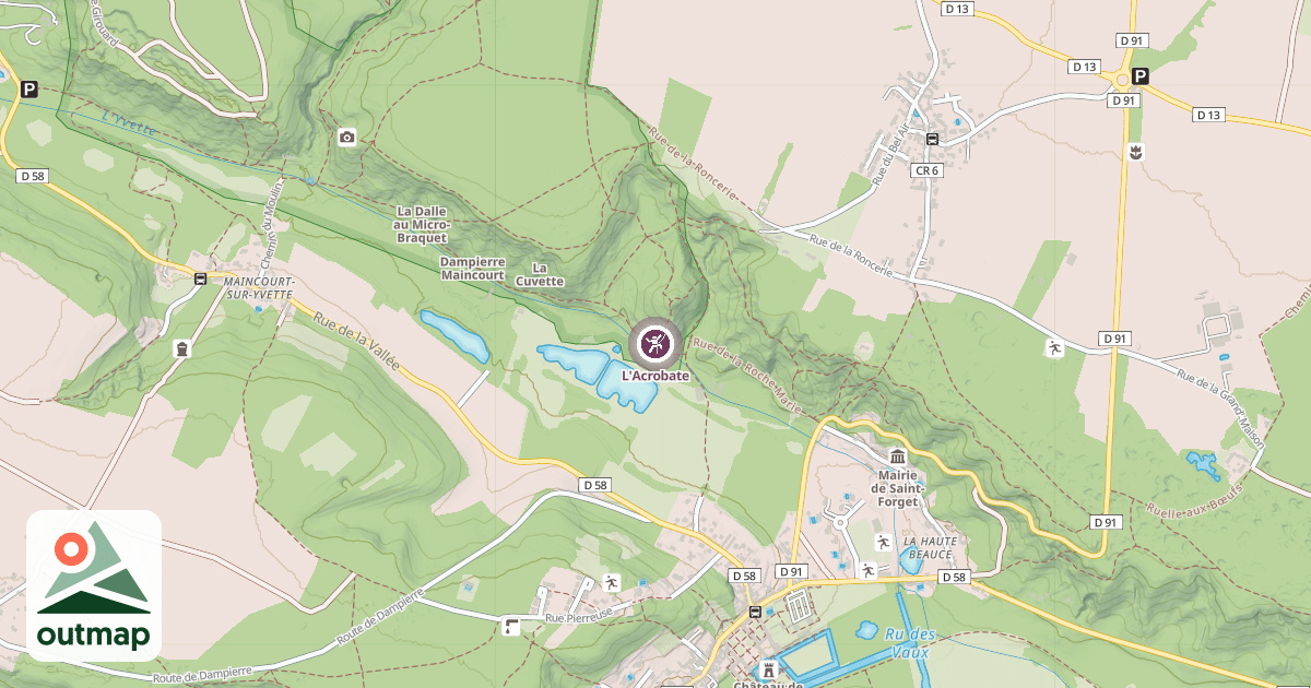 Map of L'Acrobate