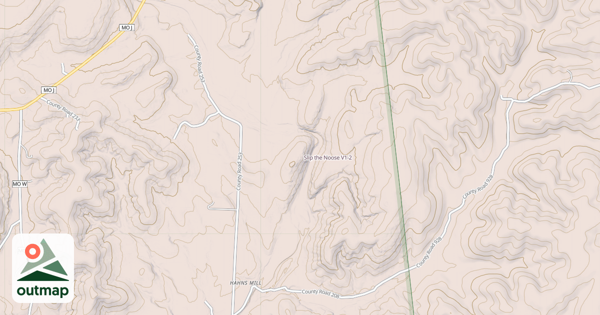 Map of Slip the Noose