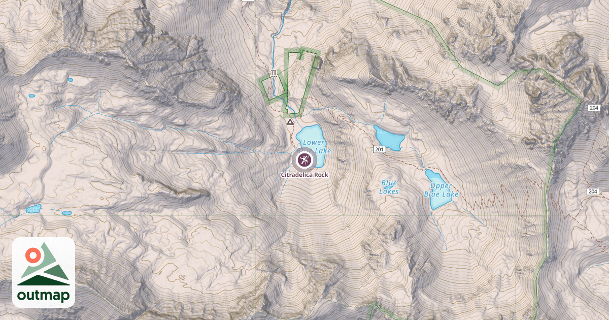 Map of Citradelica Rock