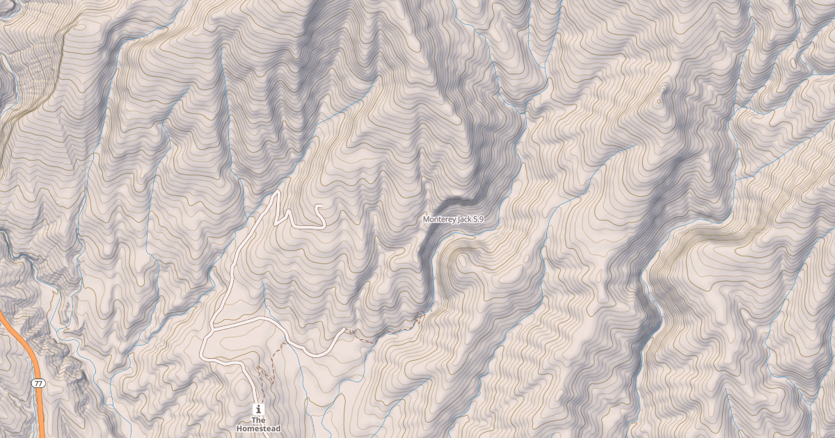 Map preview of Monterey Jack