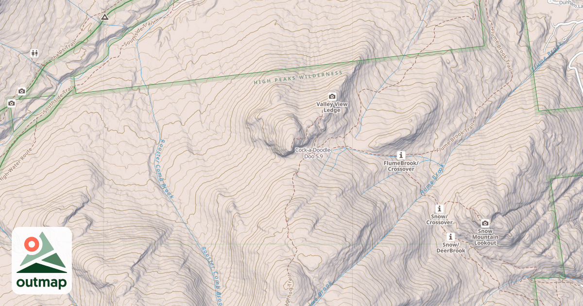 Map of Cock-a-Doodle-Doo