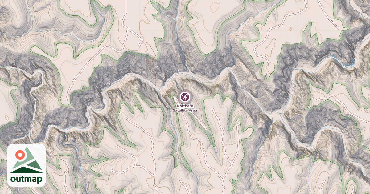 Map of Northern Satellite Area