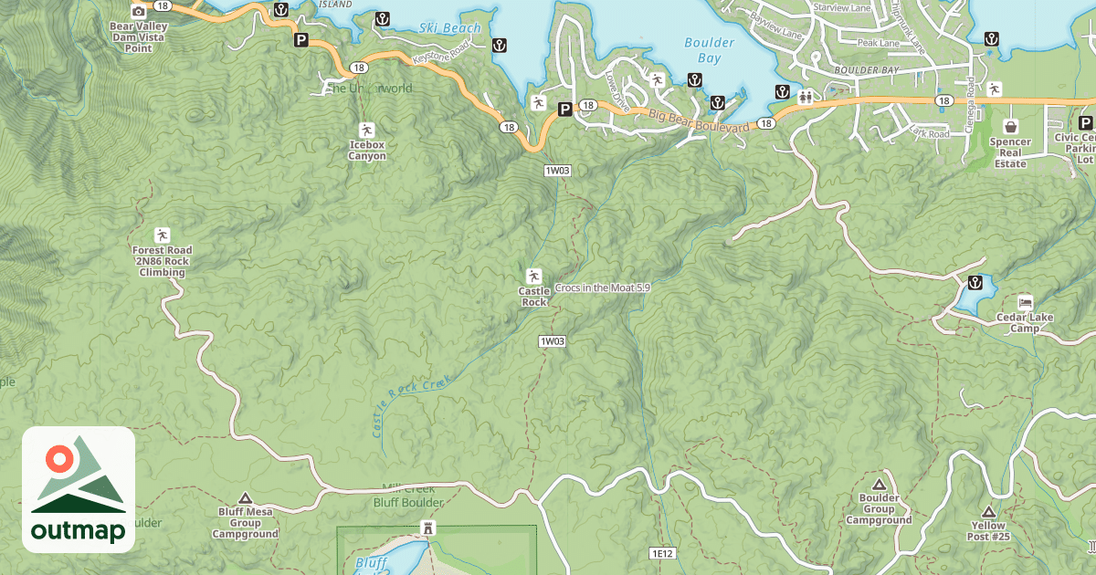 Map of Crocs in the Moat
