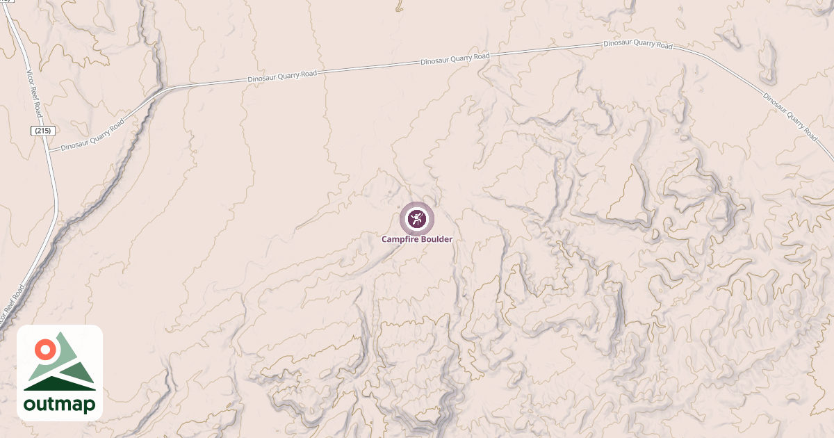 Map of Campfire Boulder