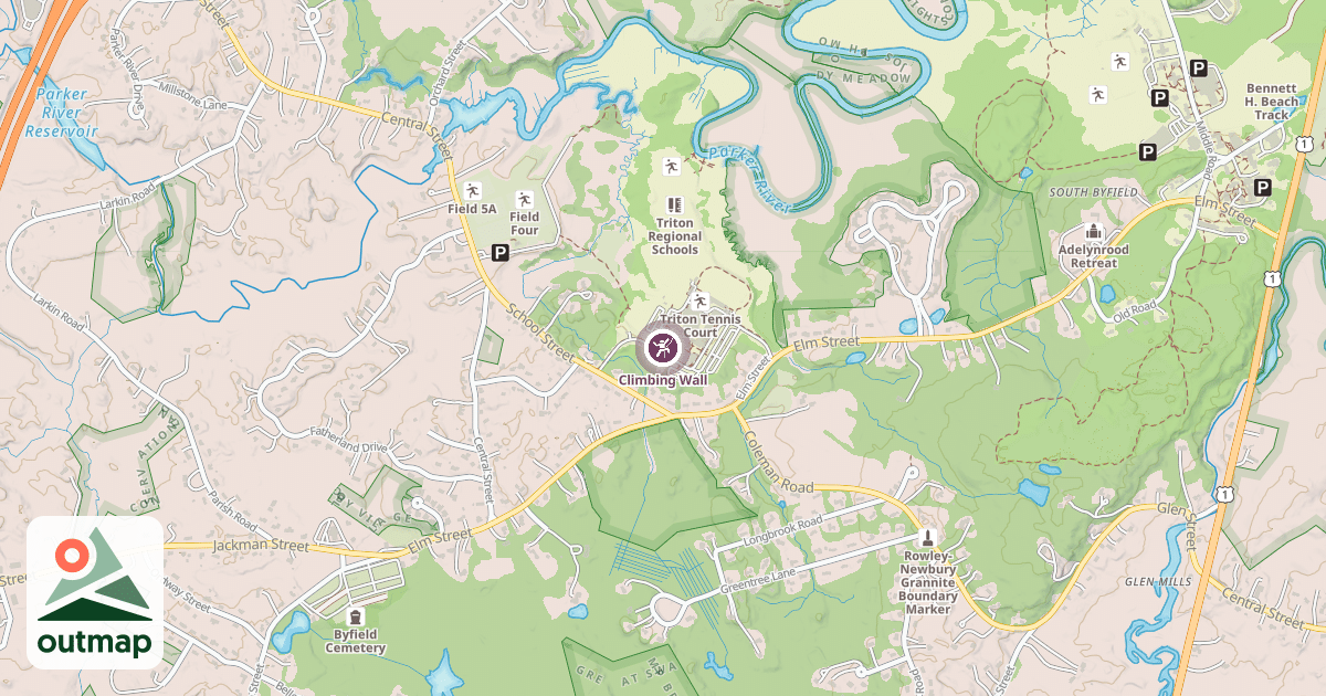 Map of Climbing Wall