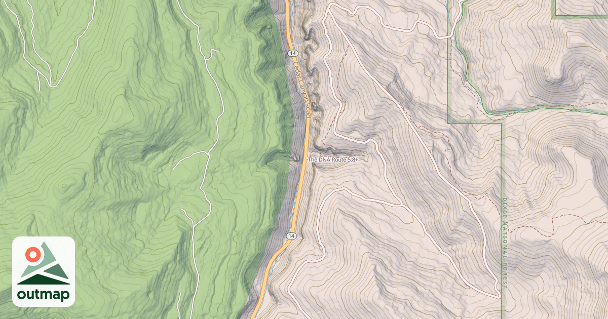 Map of The DNA Route