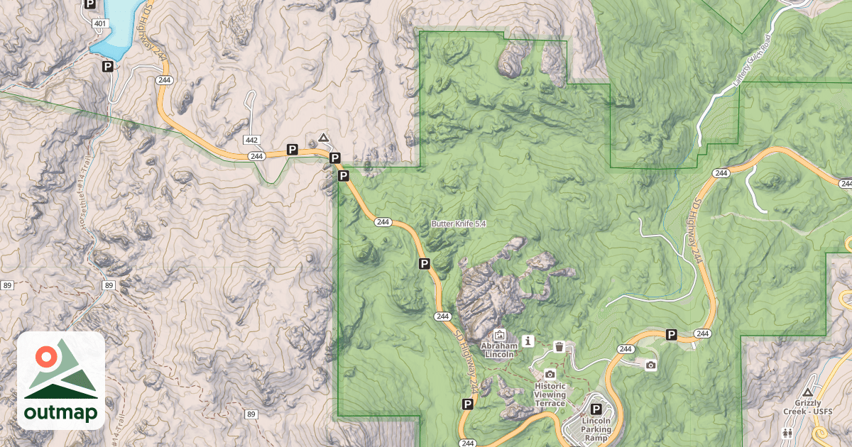 Map of Butter Knife