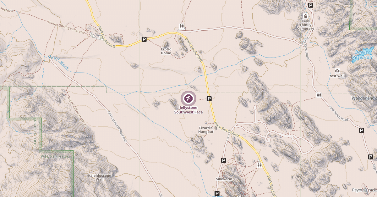 Map preview of Jellystone Southwest Face
