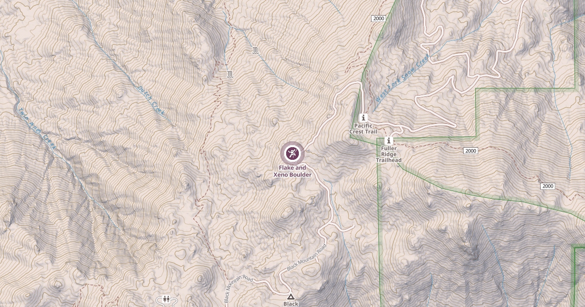 Map preview of Flake and Xeno Boulder