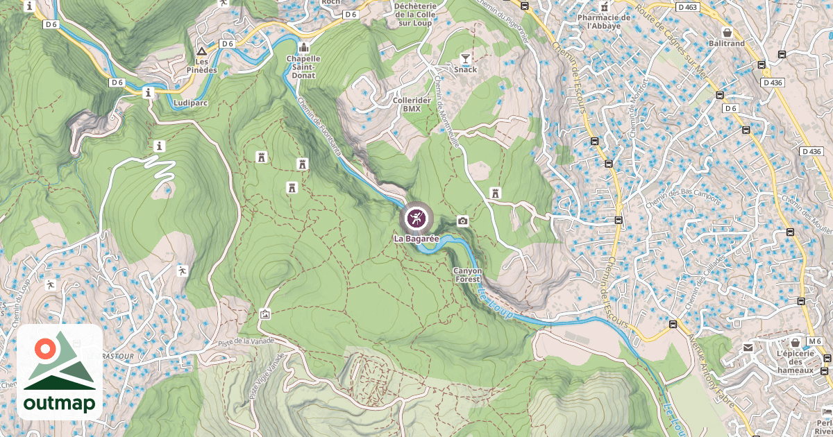 Map of La Bagarée