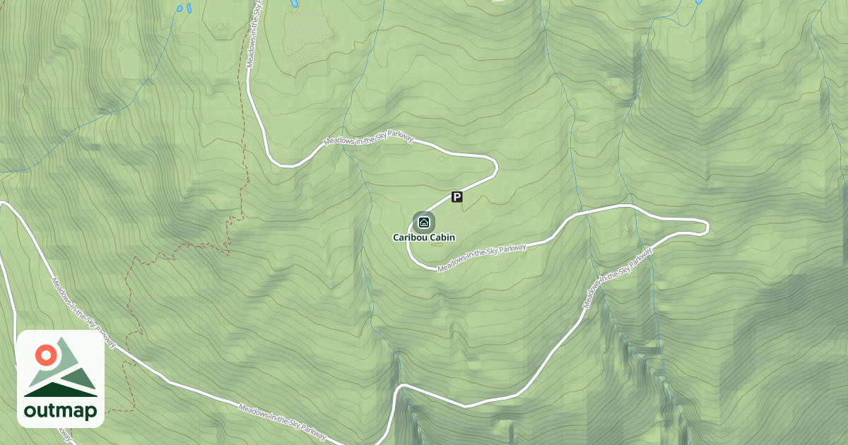Map of Caribou Cabin