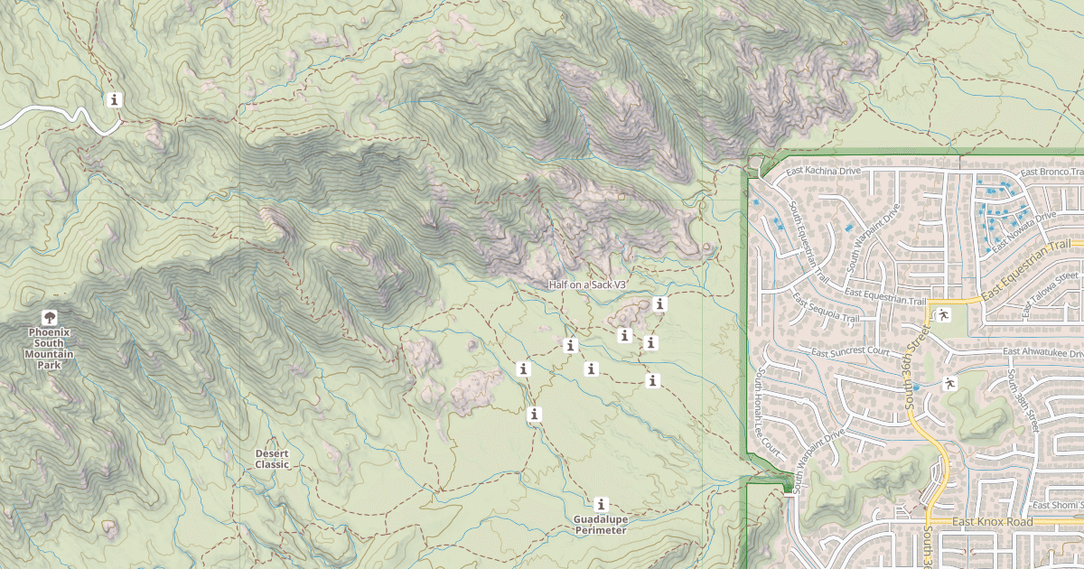 Map preview of Half on a Sack