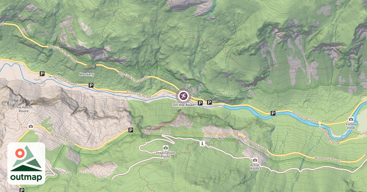 Map of On the Road
