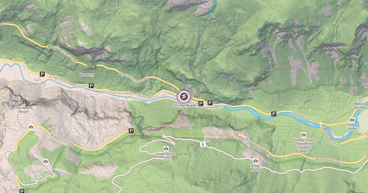 Map preview of On the Road