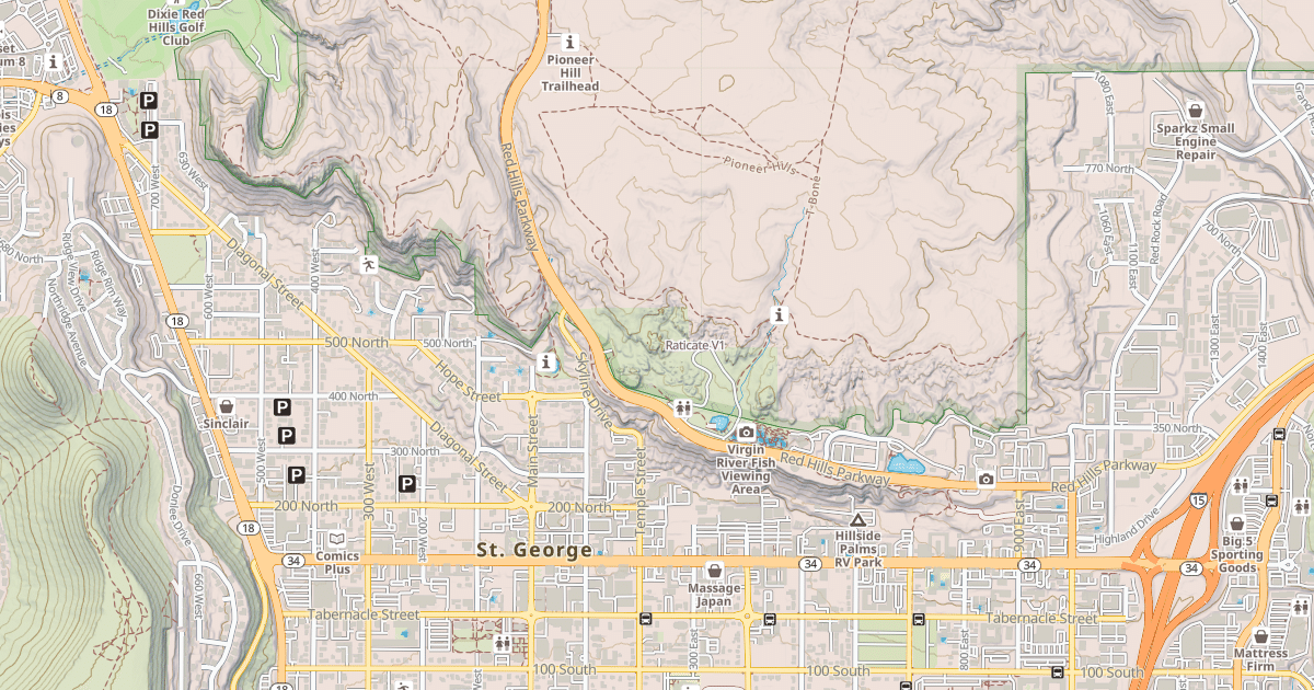 Map preview of Raticate