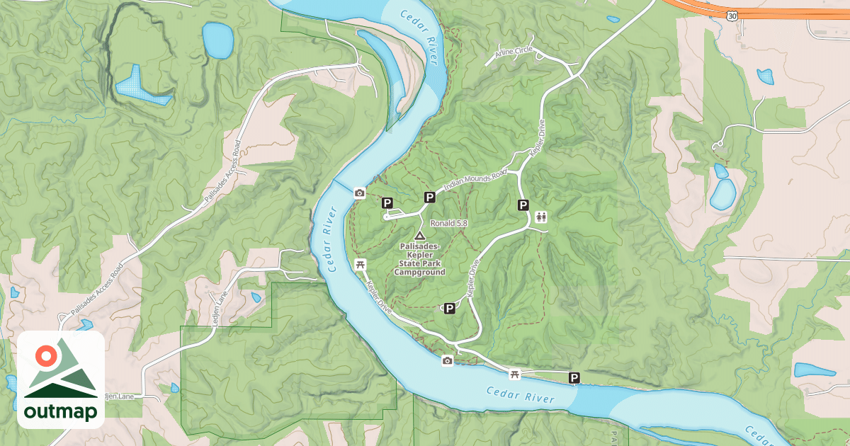 Map of Ronald