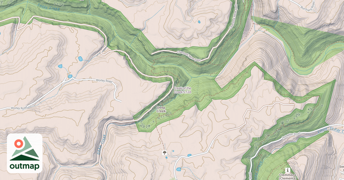 Map of Freak of the Creek