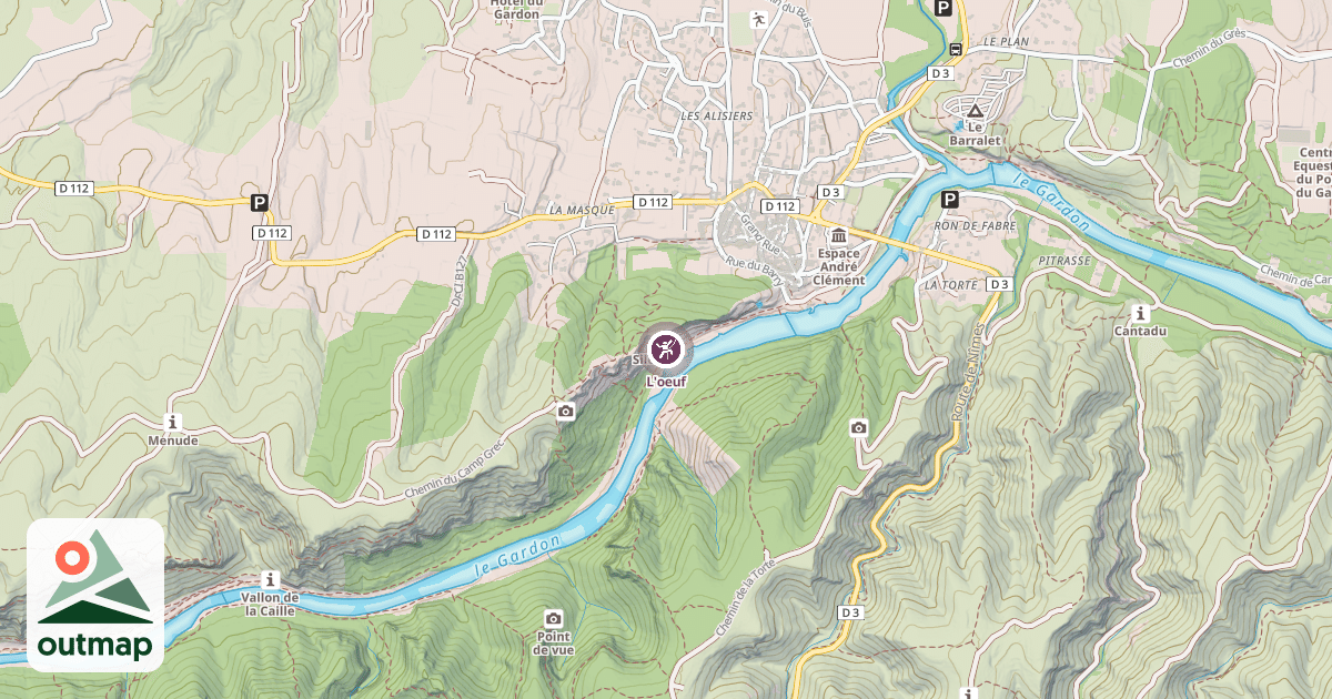 Map of L'oeuf