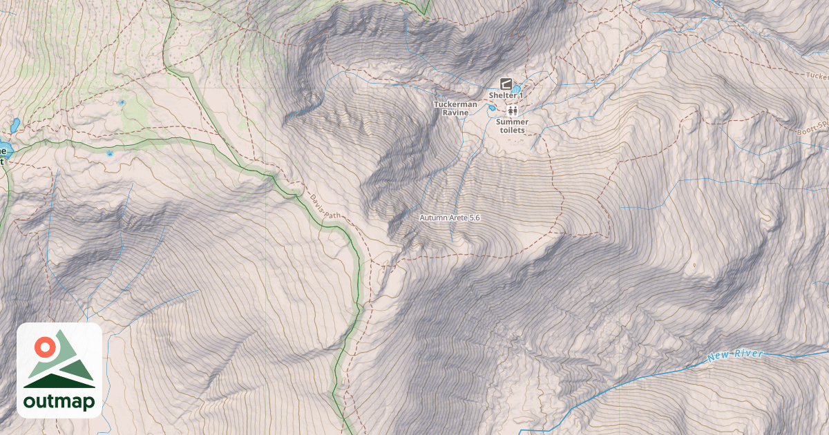 Map of Autumn Arete