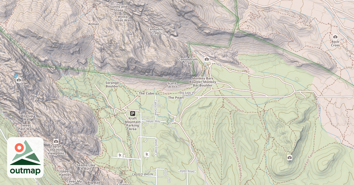 Map of Big Jugs