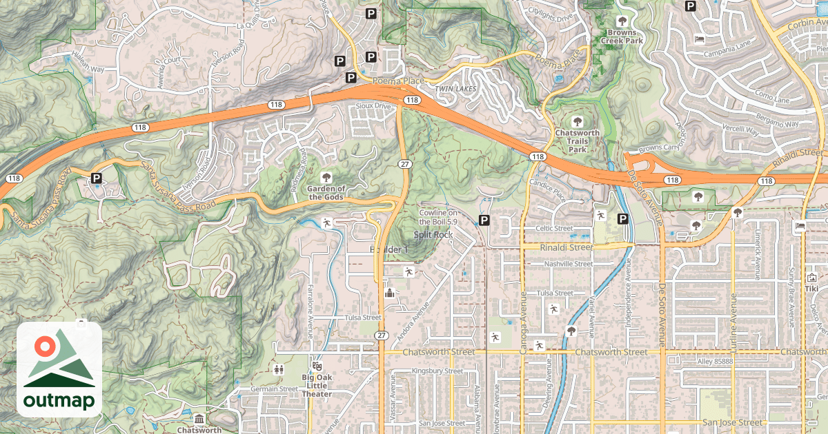 Map of Cowline on the Boil