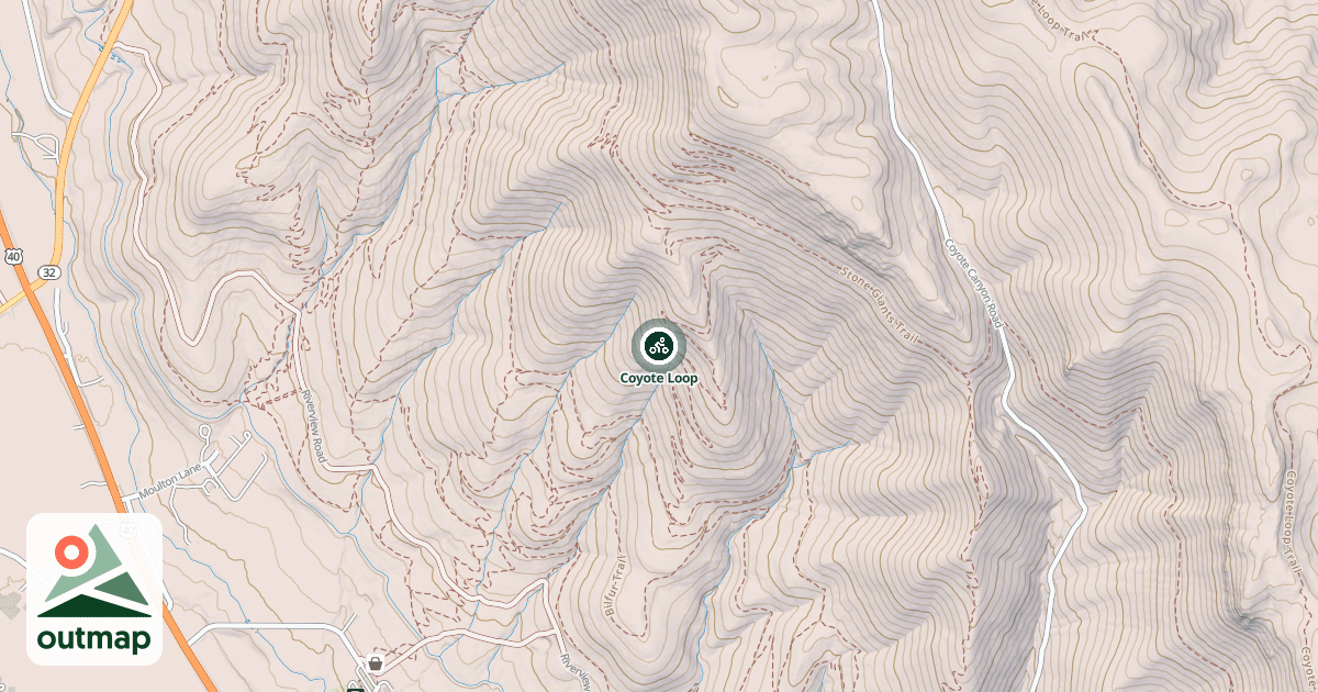 Map of Coyote Loop