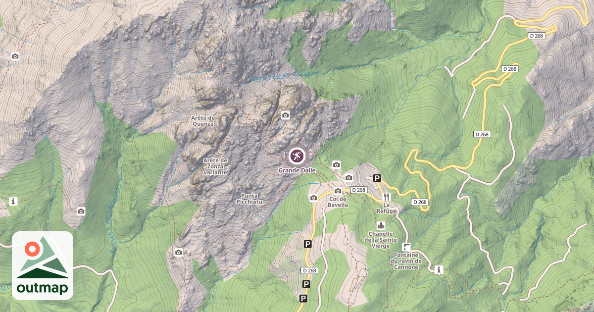 Map of Grande Dalle