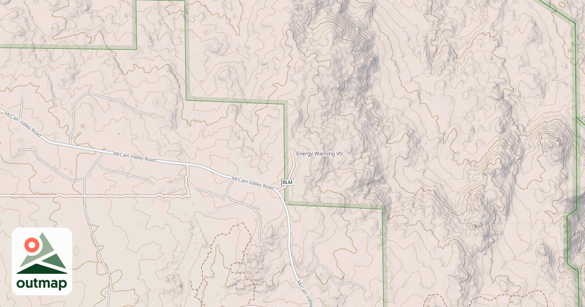 Map of Energy Warning