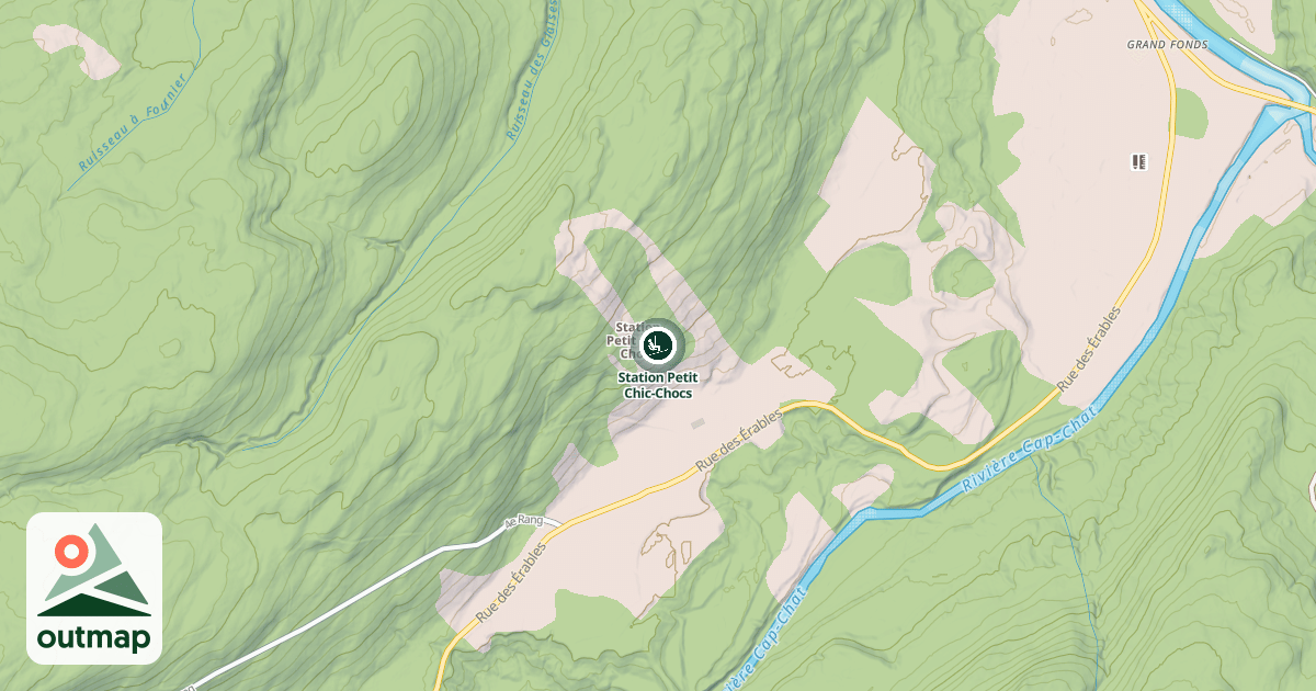 Map of Station Petit Chic-Chocs
